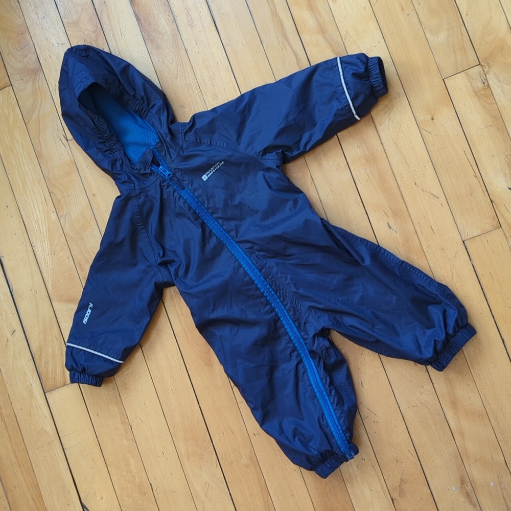 Mountain Warehouse 9-12M Fleece-Lined Splash Suit